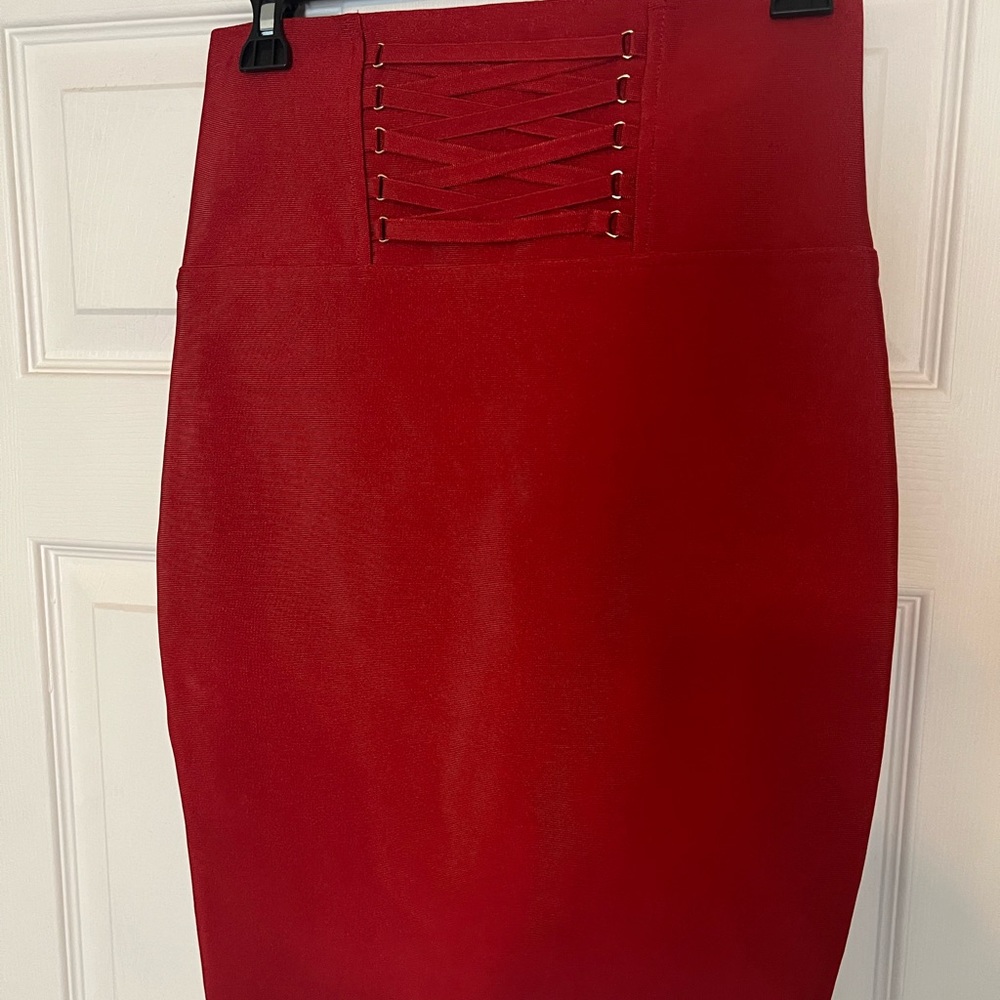 Red WOW couture medium pencil skirt